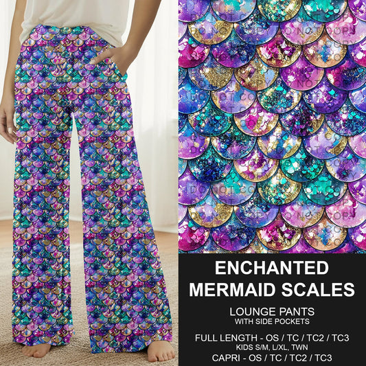 B292 - Preorder Enchanted Mermaid Scales Lounge Pants (Closes 5/24. ETA: late July)