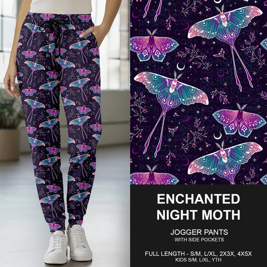 B264 - Preorder Enchanted Night Moth Jogger Pants (Closes 12/07. ETA early Feb.)