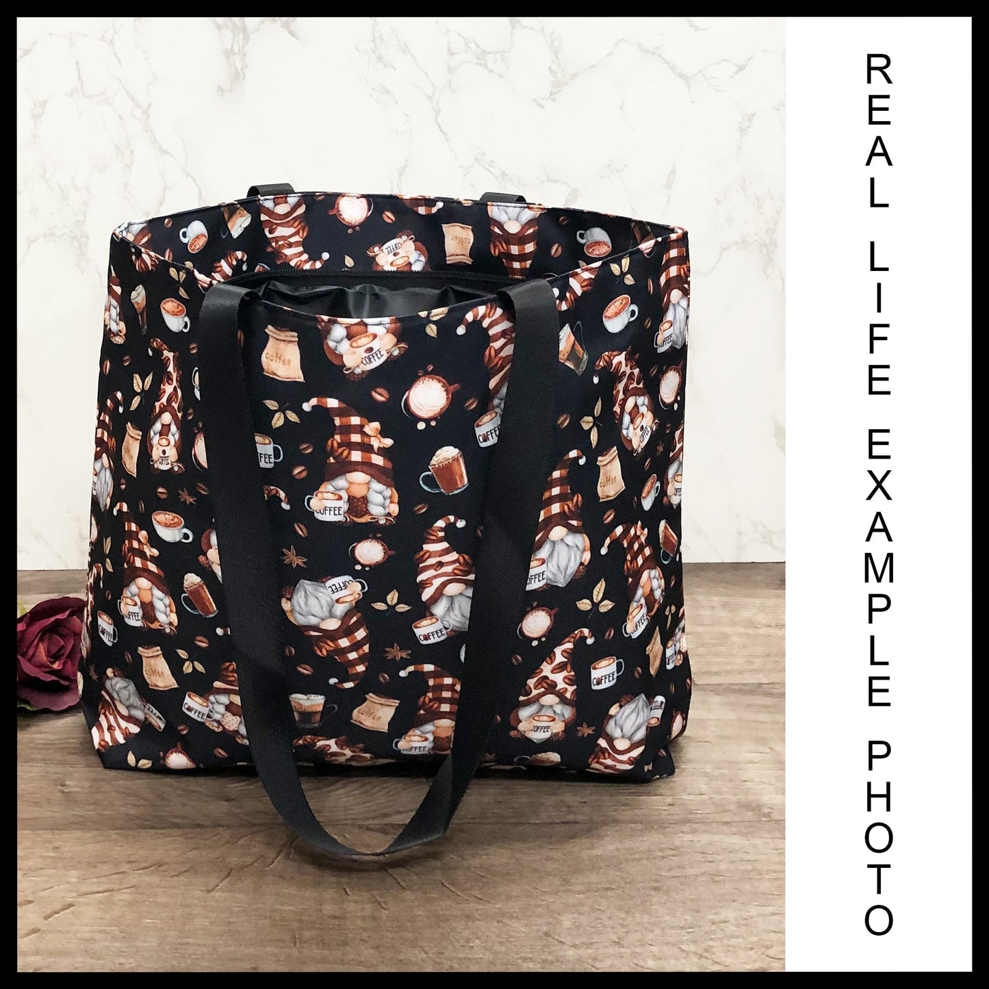 RTS - Watercolor Leaves Tote Bag