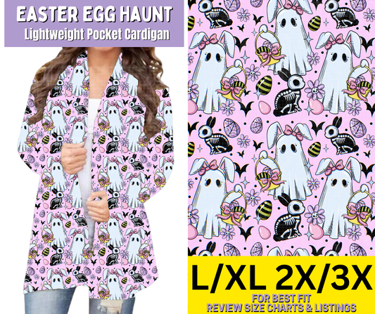 Easter Egg Haunt Pocket Cardigan - Alonna's Legging Land