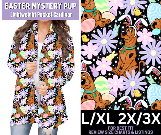 Easter Mystery Pup Pocket Cardigan