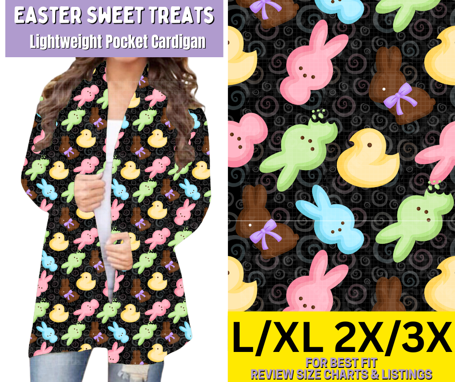 Easter Sweet Treats Pocket Cardigan