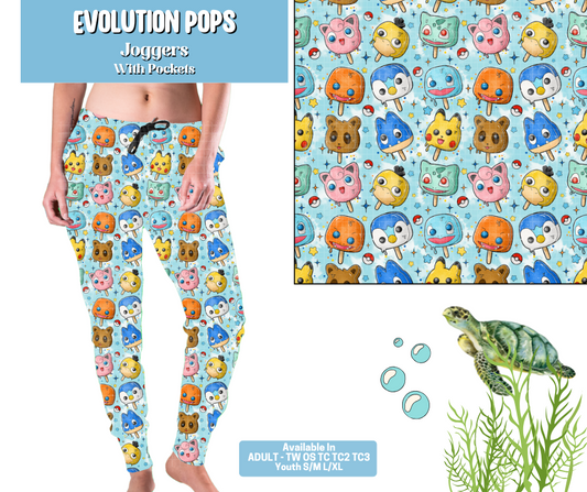 Preorder! Closes 5/7. ETA August. Evolution Pops Joggers