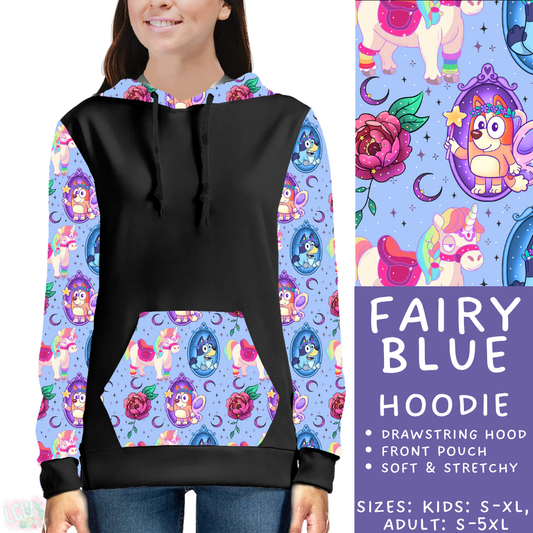 Batch #454 - Cool Characters 10 - Closes 11/26 - ETA mid Jan - Fairy Blue Hoodie