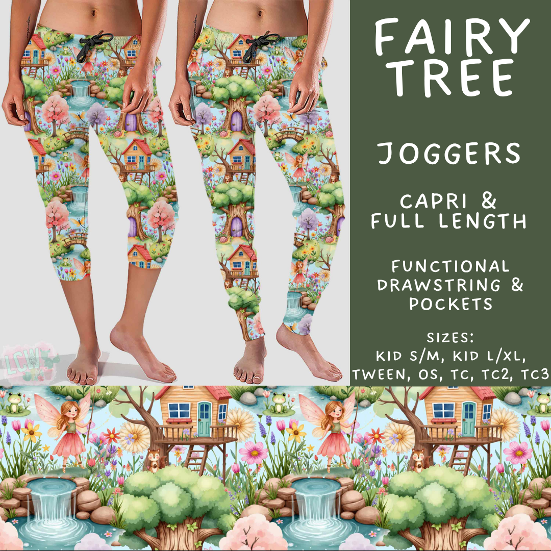 Batch #538 - Fun Run 23 - Closes 6/3 - ETA early August - Fairy Tree Full and Capri Length Joggers