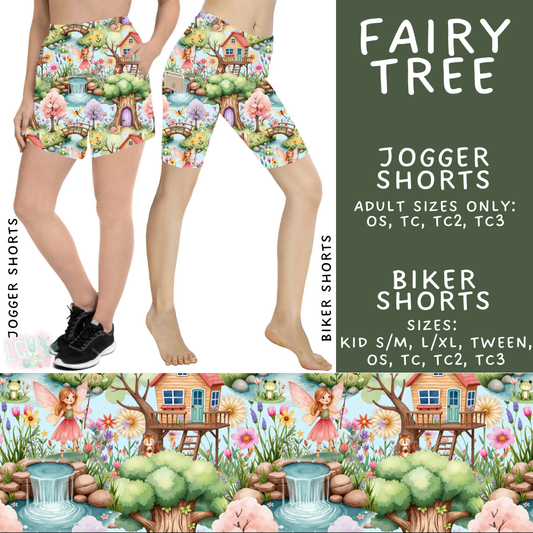 Batch #538 - Fun Run 23 - Closes 6/3 - ETA early August - Fairy Tree Biker & Jogger Shorts
