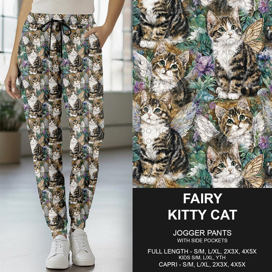 B274 - Preorder Fairy Kitty Cat Joggers (Closes 2/22. ETA: late April) - Alonna's Legging Land