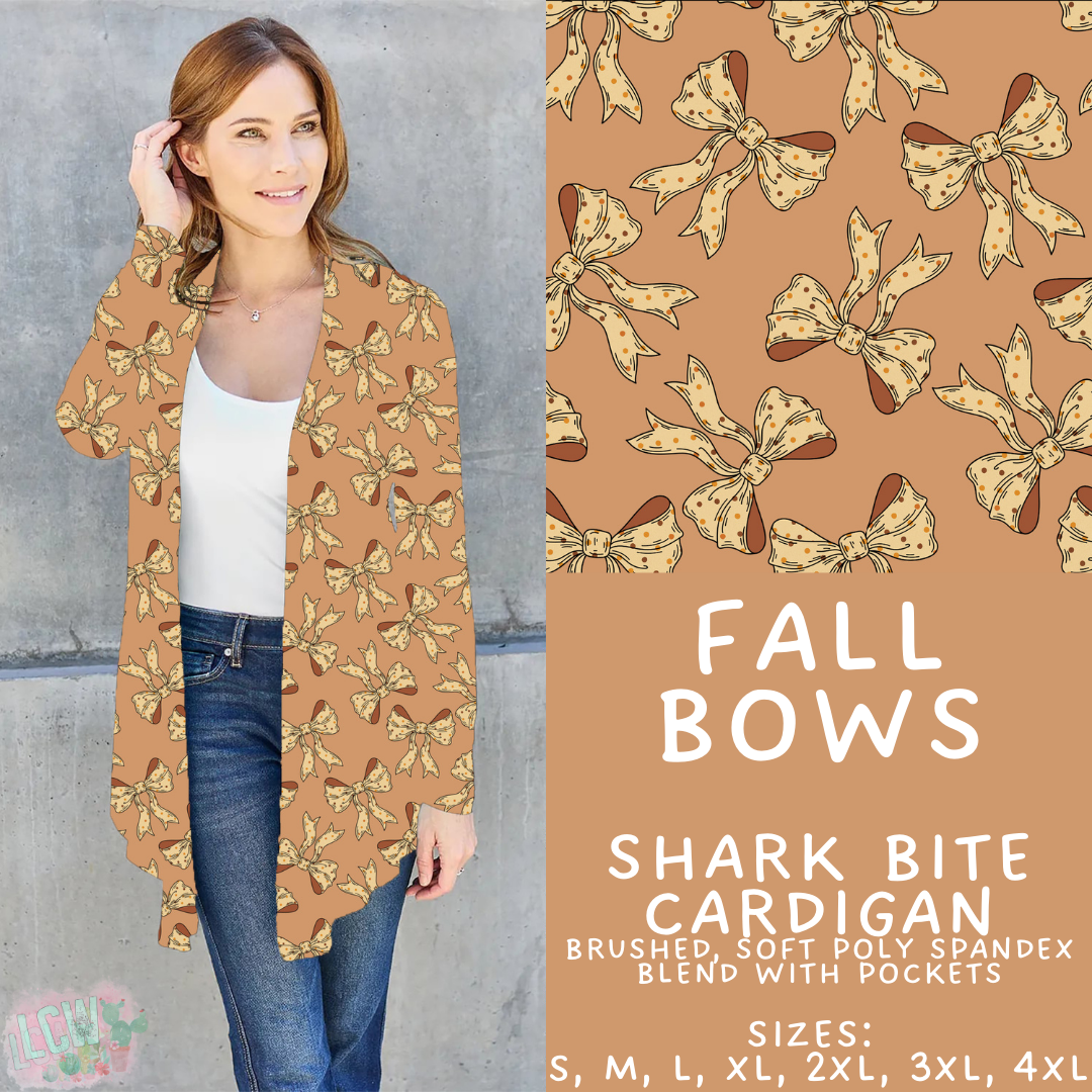 Batch #421 - Fun Run 15 - Closes 9/29 - ETA mid/late Nov - Fall Bows Cardigan