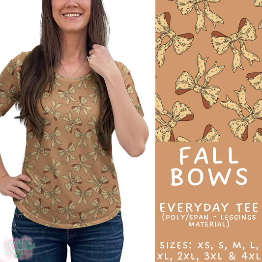 Batch #421 - Fun Run 15 - Closes 9/29 - ETA mid/late Nov - Fall Bows Everyday Tee