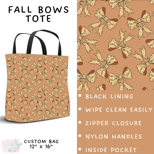 Batch #421 - Fun Run 15 - Closes 9/29 - ETA mid/late Nov - Fall Bows Tote