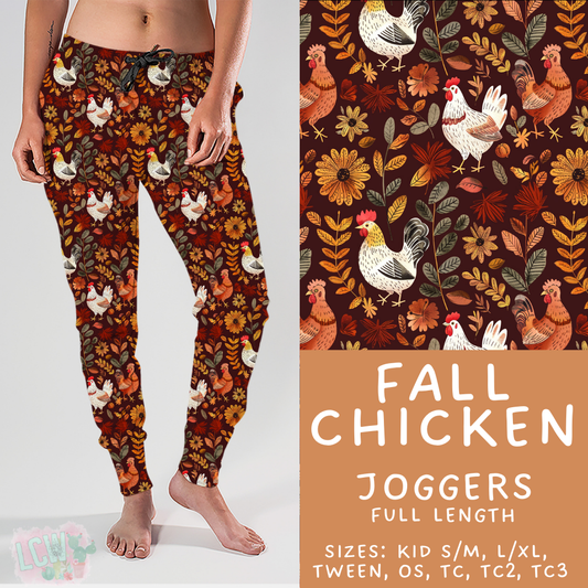 Batch #403 - Hello Fall 2 - Closes 8/28 - ETA mid October - Fall Chicken Joggers