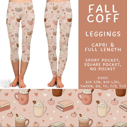 Batch #582 - Hello Fall 3 - Closes 9/7 - ETA early Nov - Fall Coff Full and Capri Length Leggings