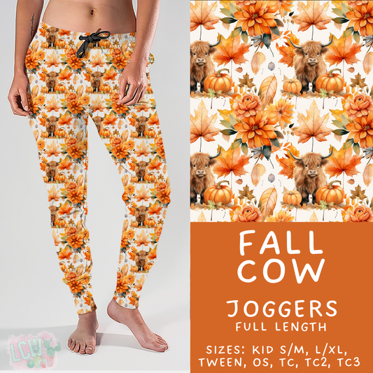 Batch #403 - Hello Fall 2 - Closes 8/28 - ETA mid October - Fall Cow Joggers
