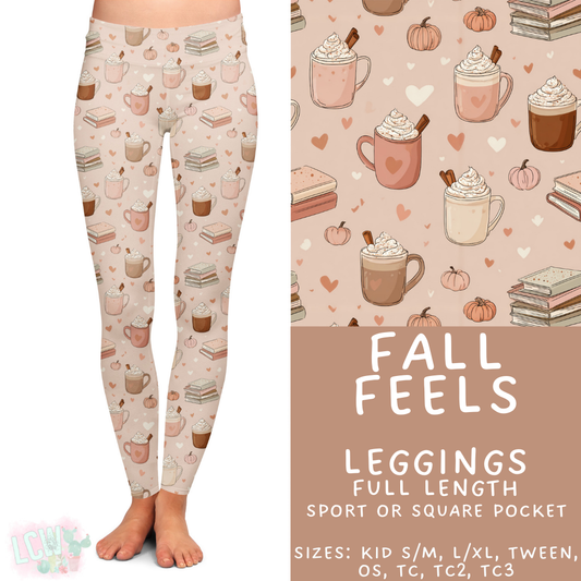 Batch #421 - Fun Run 15 - Closes 9/29 - ETA mid/late Nov - Fall Feels Full Length Leggings