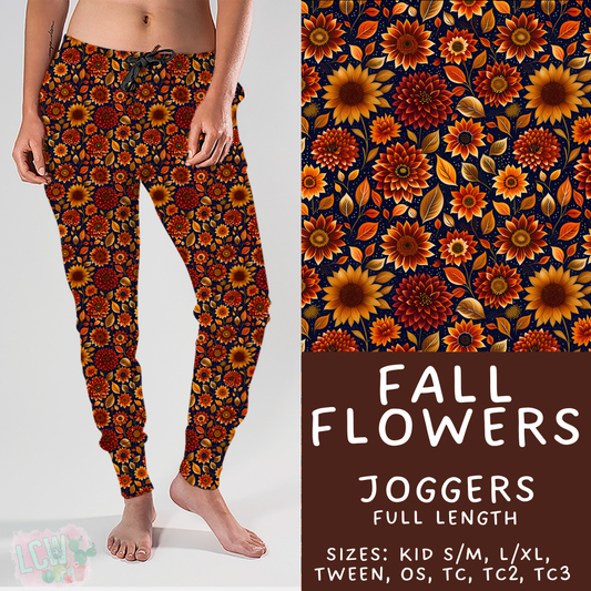 Batch #408 - Fun Run 14 - Closes 9/5 - ETA mid/late October - Fall Flowers Joggers