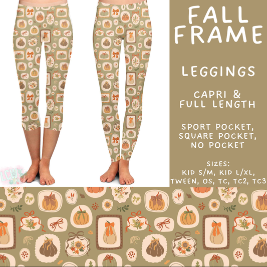 Batch #574 - HalloThanksMas - Closes 8/24 - ETA mid/late October - Fall Frame Full and Capri Length Leggings