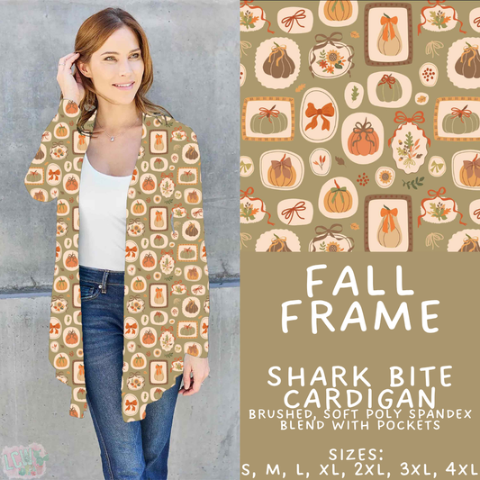 Batch #574 - HalloThanksMas - Closes 8/24 - ETA mid/late October - Fall Frame Cardigan