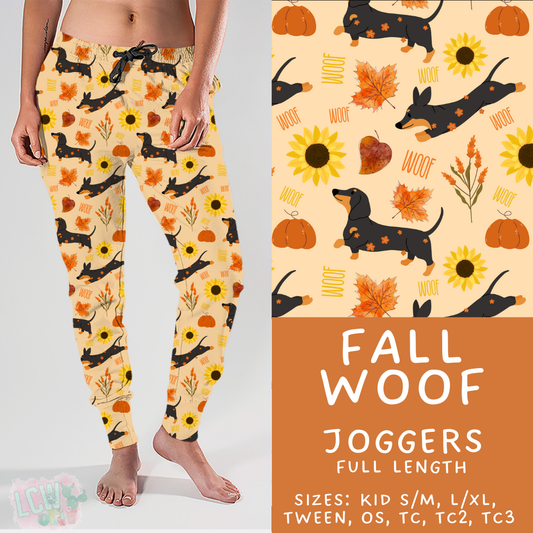 Batch #403 - Hello Fall 2 - Closes 8/28 - ETA mid October - Fall Woof Joggers