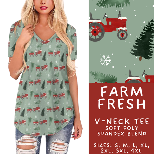 Batch #428 - Christmas Spirit - Closes 10/10 - ETA late Nov - Farm Fresh V-Neck Tee