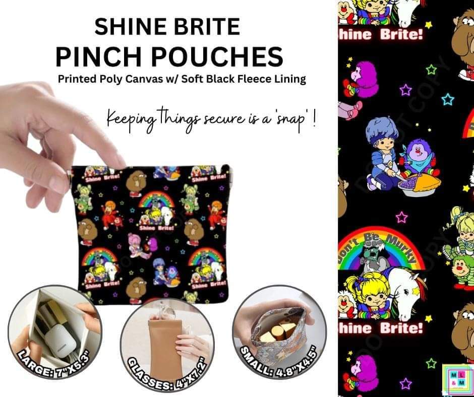 Shine Brite Pinch Pouches in 3 Sizes - Alonna's Legging Land