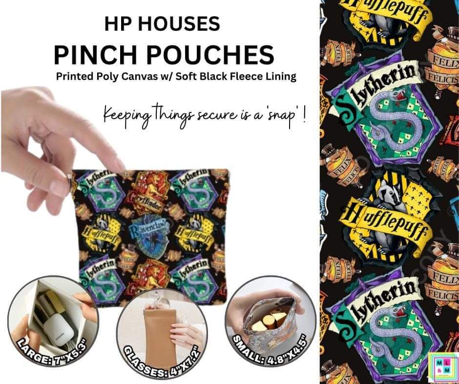 HP Houses Pinch Pouches in 3 Sizes - Alonna's Legging Land
