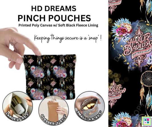 HD Dreams Pinch Pouches in 3 Sizes