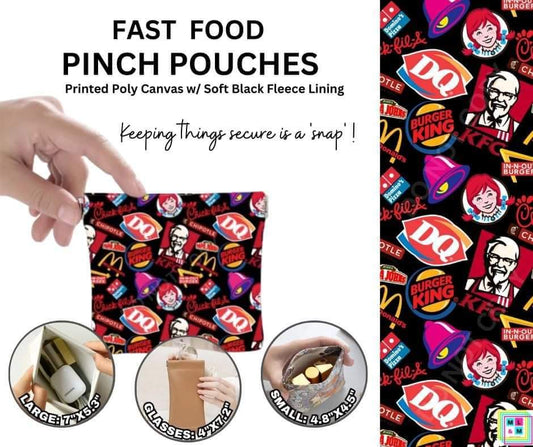 Fast Food Pinch Pouches in 3 Sizes