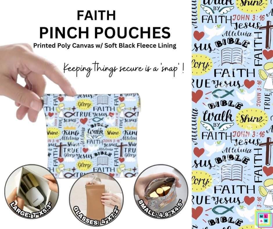 Faith Pinch Pouches in 3 Sizes - Alonna's Legging Land