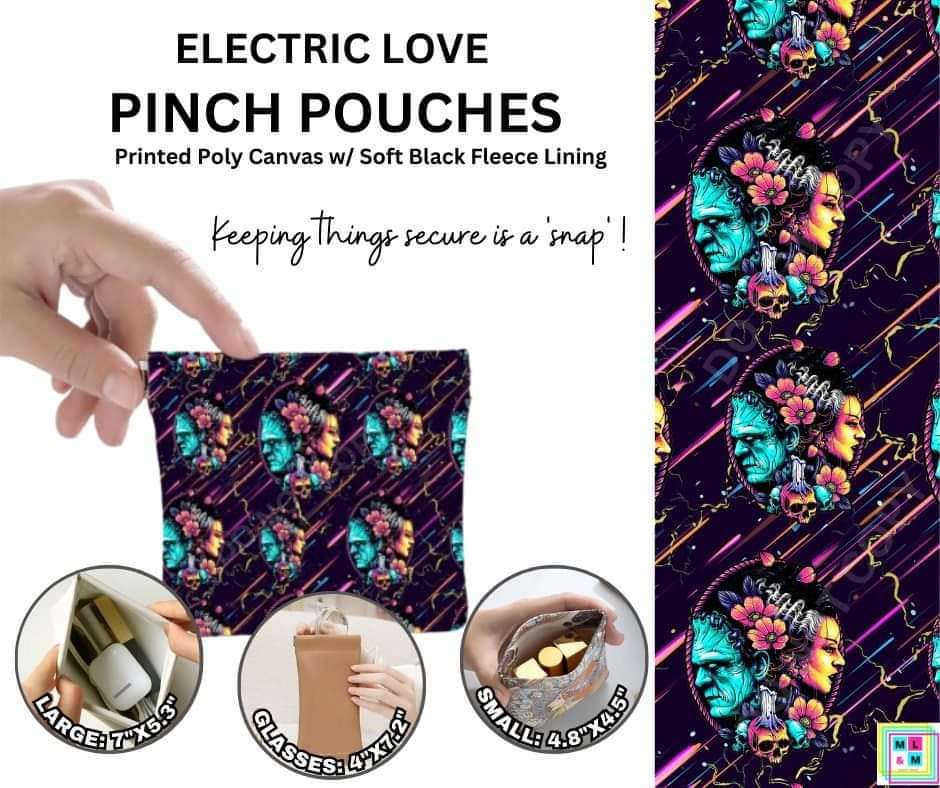 Electric Love Pinch Pouches in 3 Sizes - Alonna's Legging Land