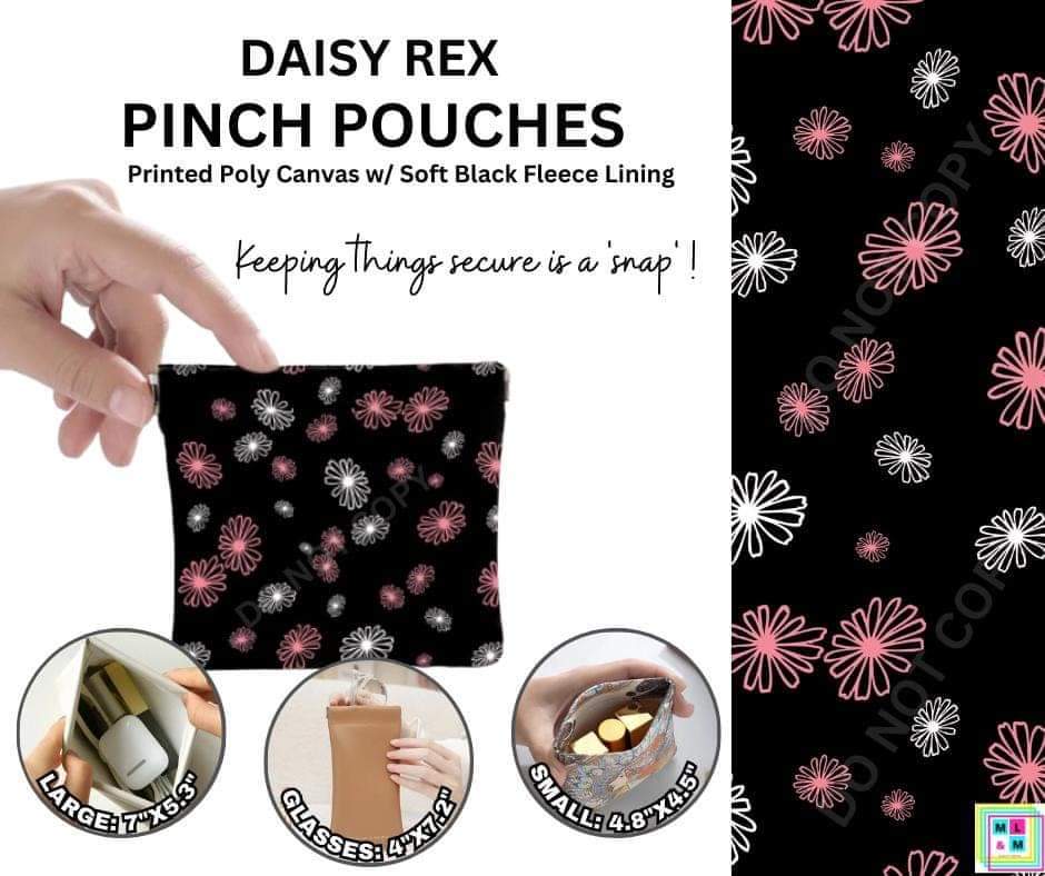 Daisy Rex Pinch Pouches in 3 Sizes