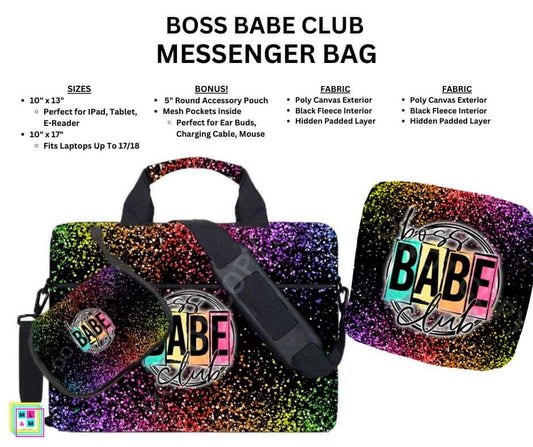 Boss Babe Club Messenger Bag