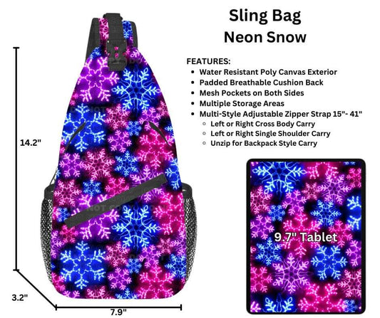 Neon Snow Sling Bag - Alonna's Legging Land