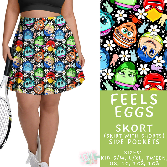 Batch #477 - Magical Character Easter - Closes 1/12 ETA - Early March - Feels Eggs Skort