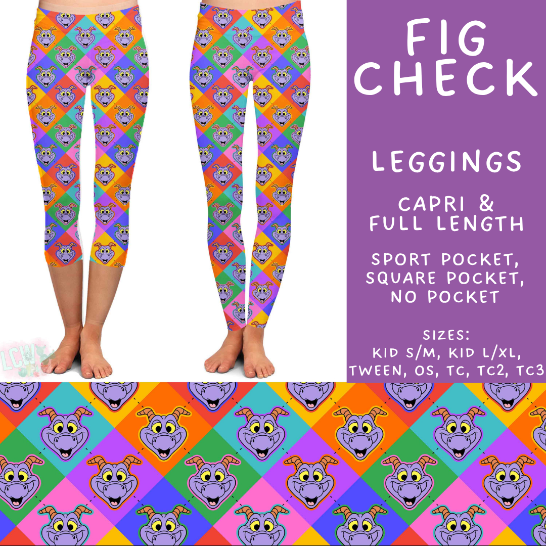 Batch #541 - Magical Faves 21 - Closes 6/10 - ETA mid August - Fig Check Full and Capri Length Leggings