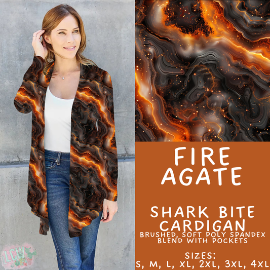 Batch #448 - Agate Collection - Closes 11/17 - ETA early Jan - Fire Agate Cardigan
