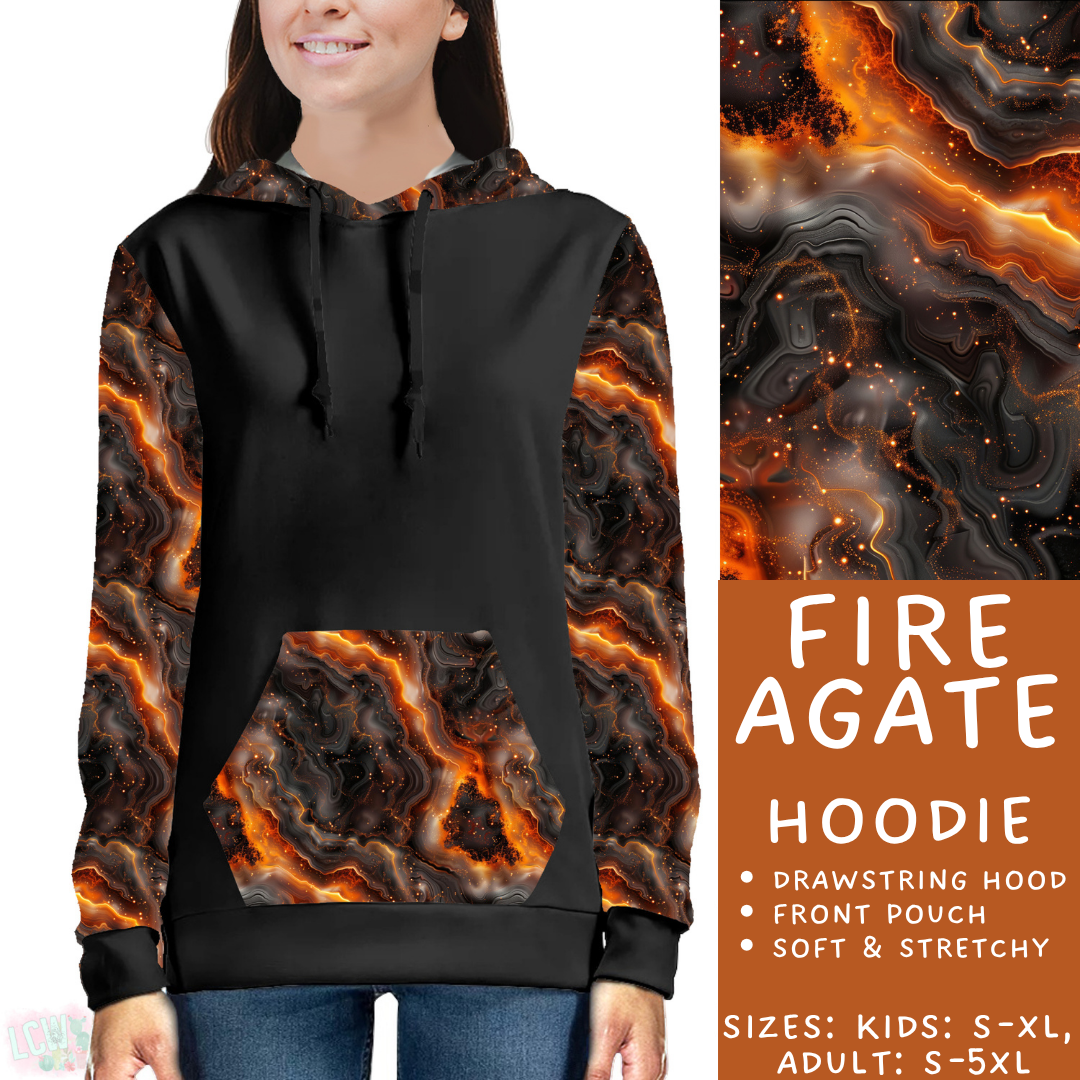 Batch #448 - Agate Collection - Closes 11/17 - ETA early Jan - Fire Agate Hoodie
