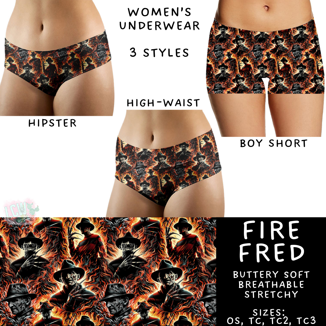 Batch #340 - Comfortable Underwear 4 - Closes 5/16 - ETA early July - Fire Fred Women's Underwear