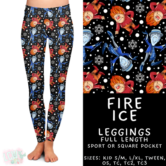 Batch #427 - August Request Run - Closes 10/9 - ETA late Nov - Fire Ice Full Length Leggings