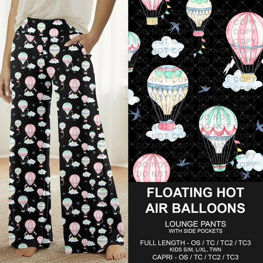 B286 - Preorder Floating Hot Air Balloons Lounge Pants (Closes 4/19. ETA: late June)