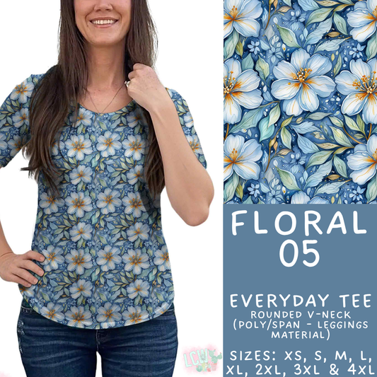 Batch #540 - May Flowers - Closes 6/8 - ETA early August - Floral 05 Everyday Tee