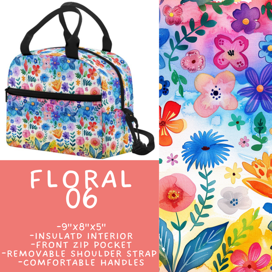 Batch #545 - Back to School 3 - Closes 6/19 - ETA early/mid August - Floral 06 Lunch Box