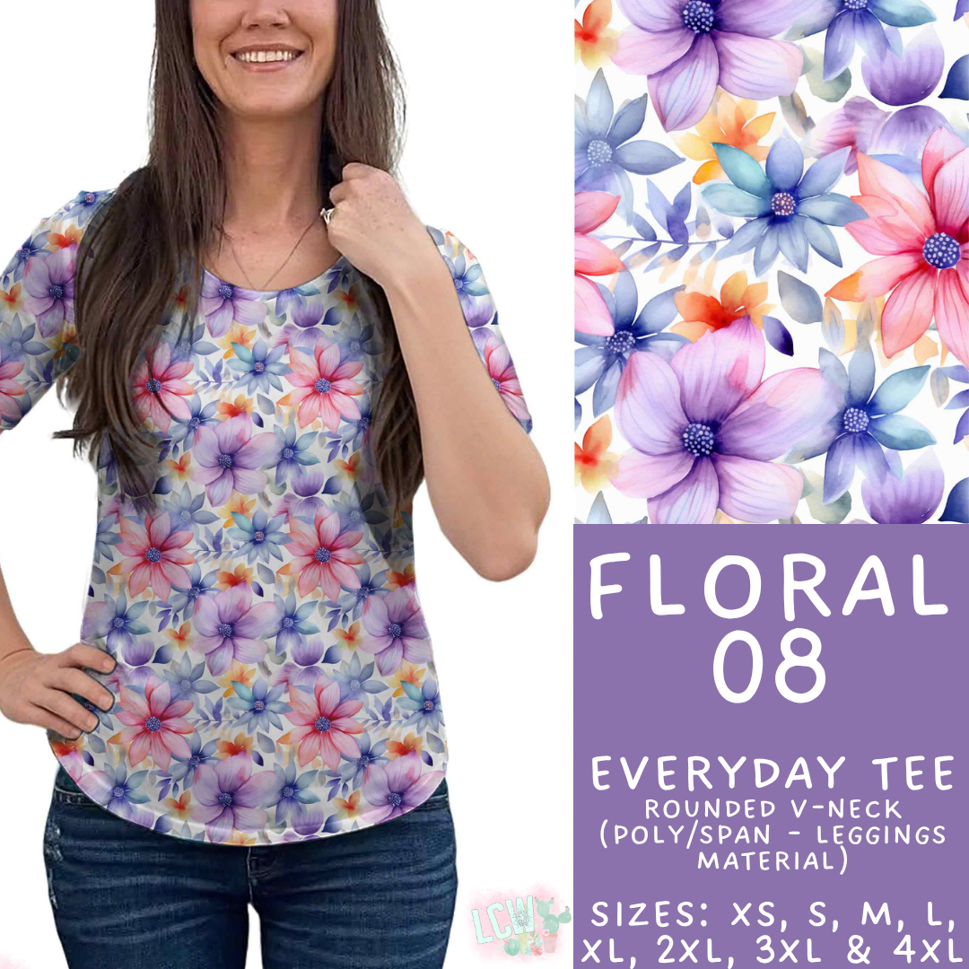 Batch #540 - May Flowers - Closes 6/8 - ETA early August - Floral 08 Everyday Tee