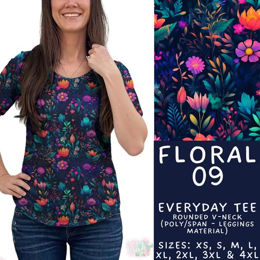 Batch #540 - May Flowers - Closes 6/8 - ETA early August - Floral 09 Everyday Tee