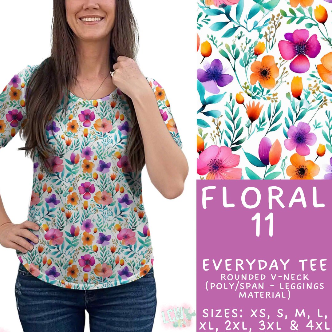 Batch #540 - May Flowers - Closes 6/8 - ETA early August - Floral 11 Everyday Tee
