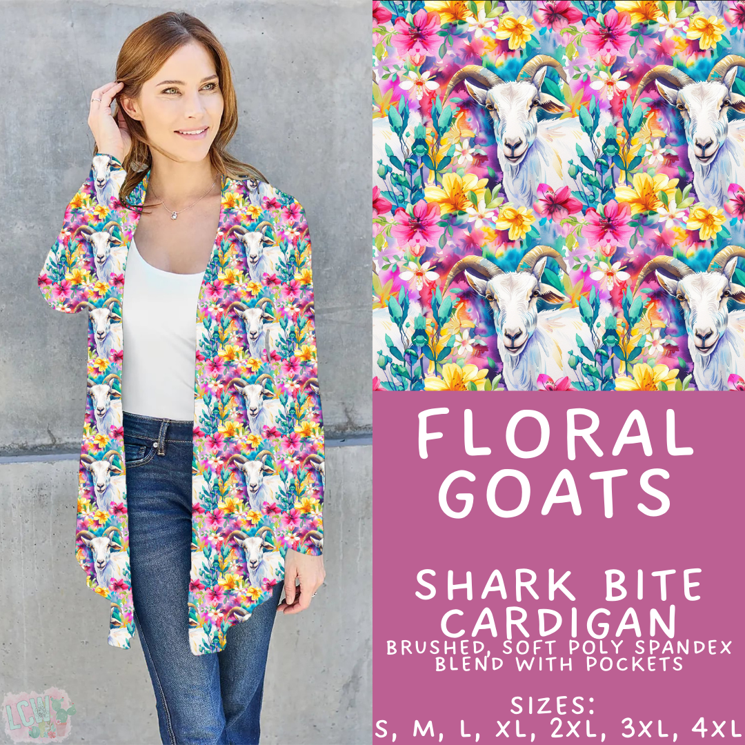 Batch #427 - August Request Run - Closes 10/9 - ETA late Nov - Floral Goats Cardigan