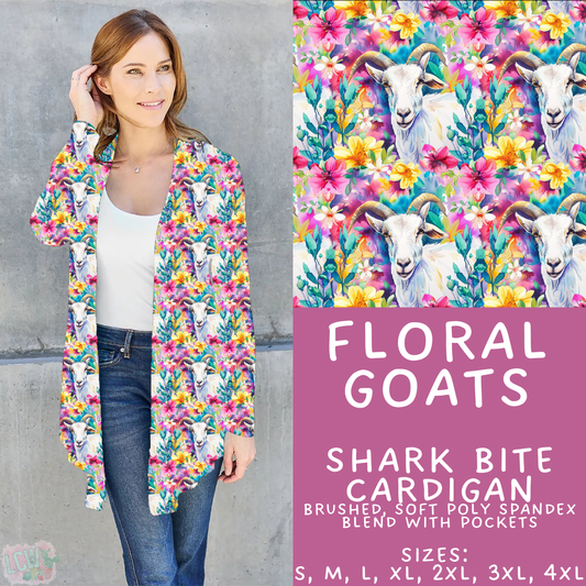 Batch #427 - August Request Run - Closes 10/9 - ETA late Nov - Floral Goats Cardigan