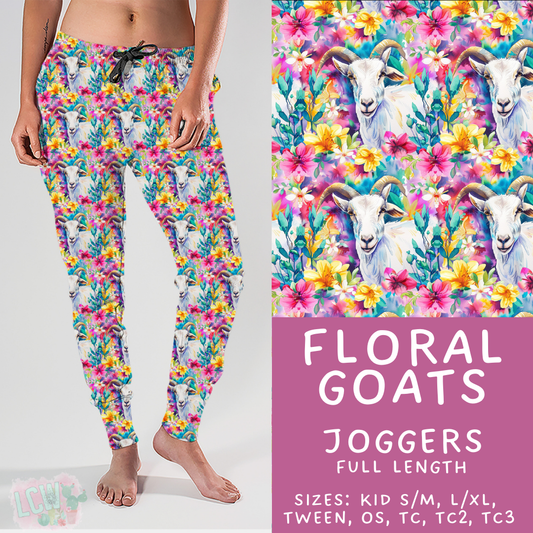 Batch #427 - August Request Run - Closes 10/9 - ETA late Nov - Floral Goats Joggers