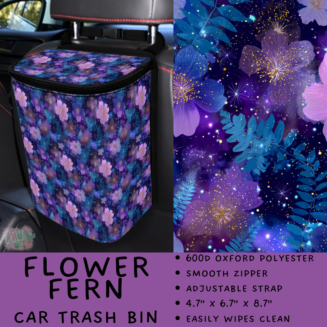 Batch #423 - Car Accessories - Closes 10/2 - ETA mid/late Nov - Flower Fern Car Trash Bin
