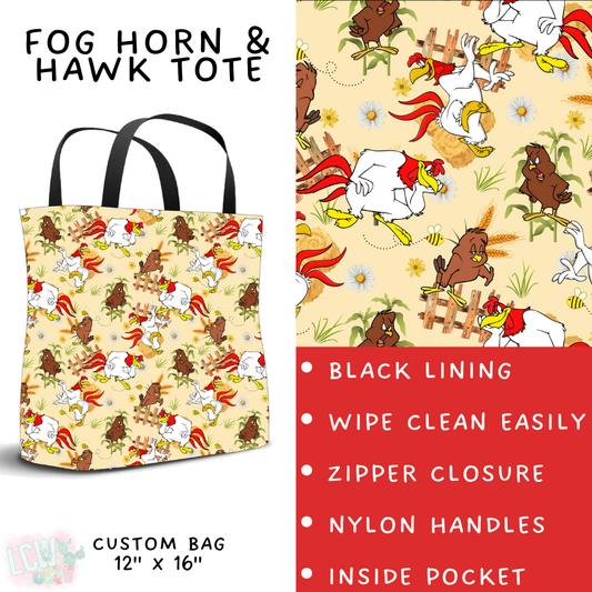 Batch #411 - July Request Run - Closes 9/11 - ETA late October - Fog Horn & Hawk Tote