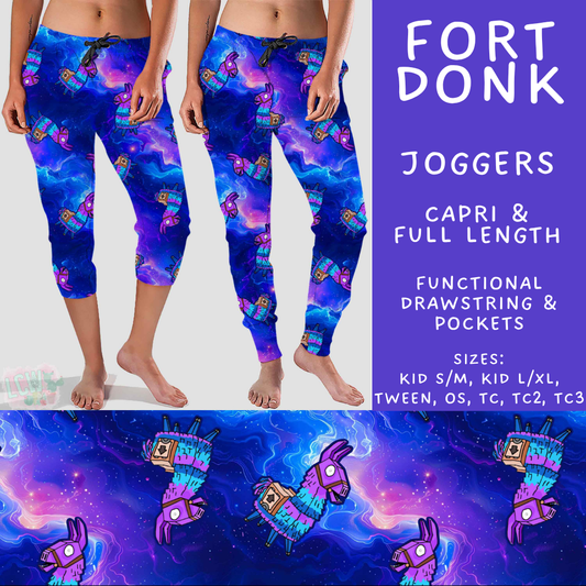 Batch #607 - Fun Run 28 - Closes 11/2 - ETA early Jan - Fort Donk Full and Capri Length Joggers